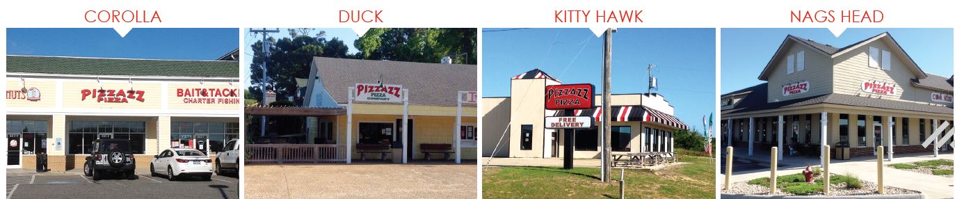 Pizzazz Pizza Outer Banks Locations