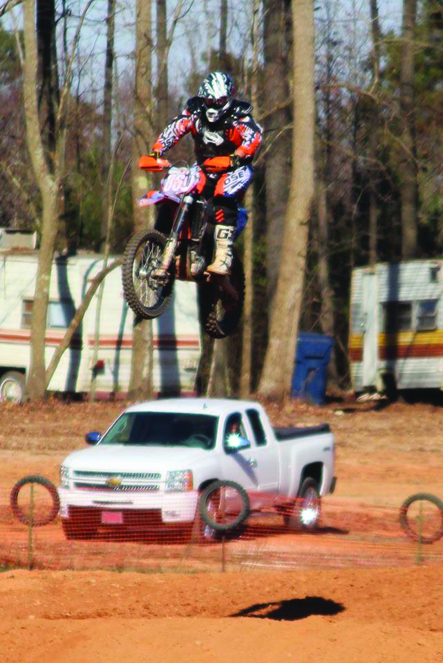 Corolla Bob on Dirtbike