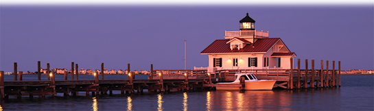 Lighthouse in Manteo Outer Banks