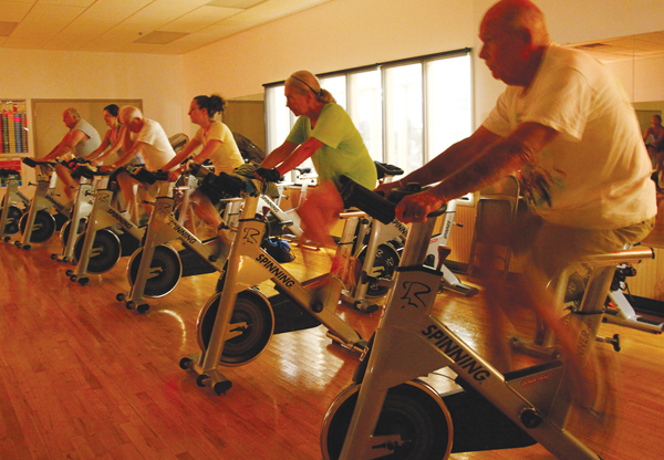 Outer Banks Family YMCA spin class Nags Head