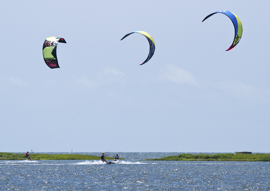 Kiteboarding on Hatteras Island NC