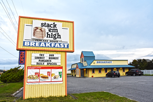 stack em high restaurant in kitty hawk