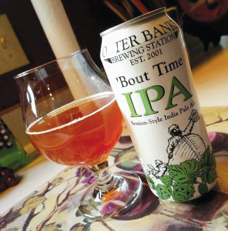 Outer Banks Brewing Station IPA beer can