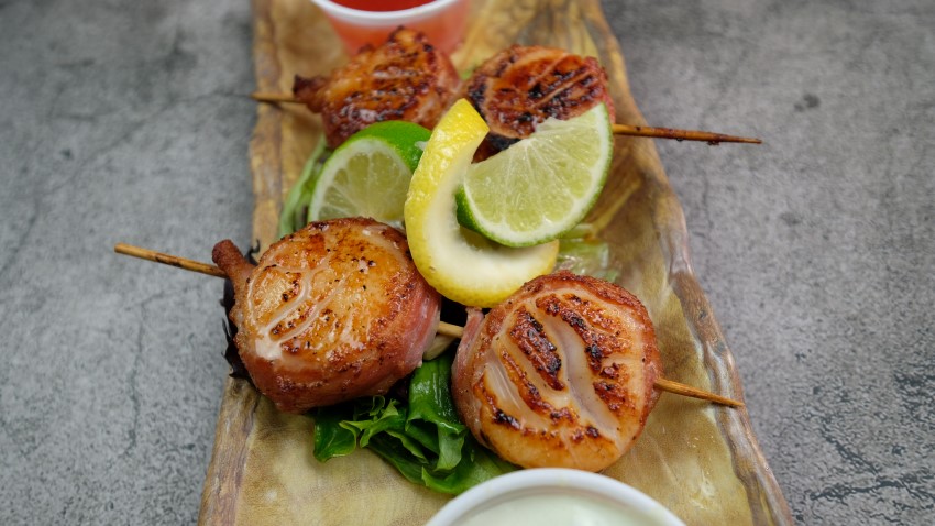 Ike's Bites scallops