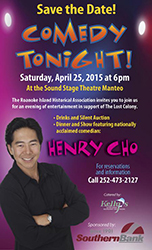 Henry Cho Comedy Show in Manteo NC