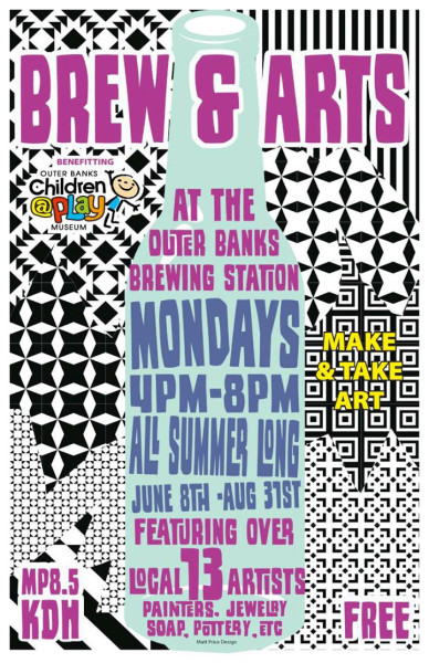 Brew and Arts at the Outer Banks Brew Station