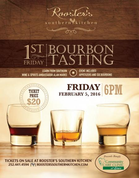 Rooster’s 1st Friday Bourbon Tasting