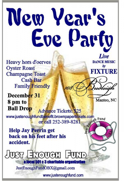 New Year's Eve Party with the Just Enough Fund