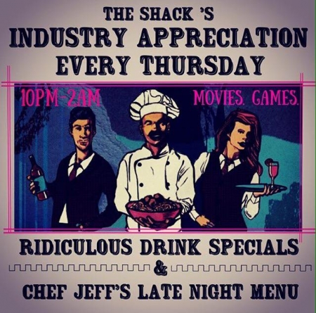 Industry Appreciation Night at Bonzer Shack Bar & Grill