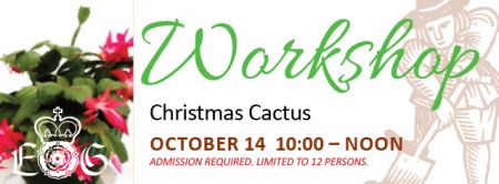 Christmas Cactus Workshop