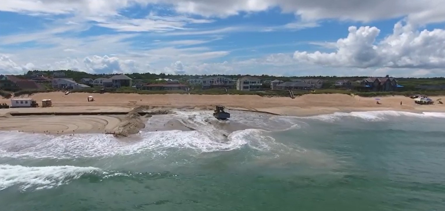 Growth by the Grain Outer Banks Beach Nourishment Projects Begin This