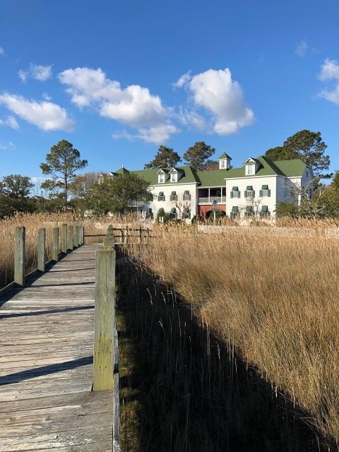 Looking Towards Inn from Waterfront and Marsh