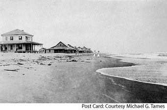 Nags Head Cottage Line in early 1900s