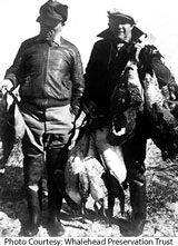 Adams and Midgett Hunting in Corolla 1945