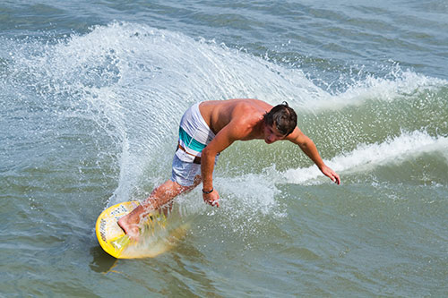 Surfing The Outer Banks Of North Carolina Surfer Couple