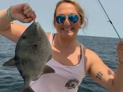 Fishing Unlimited Outer Banks Boat Rentals, Blues Exceeding 10lbs