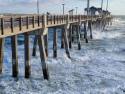 Jennette's Pier, Super Windy Today