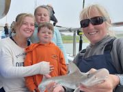 Miss Oregon Inlet II Head Boat Fishing, Fins up!