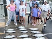 Tuna Duck Sportfishing, Blackfin Tunas in the Rain