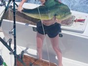 Bite Me Sportfishing Charters, Dolphins love Monkalurs