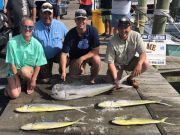 Bite Me Sportfishing Charters, A few dolphin, rough and rainy!