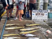 Bite Me Sportfishing Charters, Dolphins a tuna and a big shark
