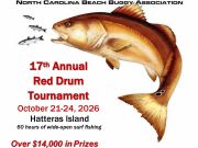 North Carolina Beach Buggy Association, 17th Annual NCBBA Red Drum Tournament