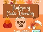 Misfit Bars of Christmas Crawl, Thanksgiving Cookie Decorating at Noosa Scoops