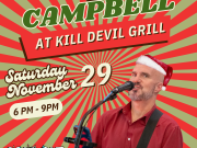 Misfit Bars of Christmas Crawl, Bryan Campbell at Kill Devil Grill