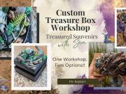 Traveler's Moon, Custom Box Workshop - Raven Skull or Tarot