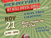 Misfit Bars of Christmas Crawl, Christmas Kick-Off Party at Kill Devil Grill