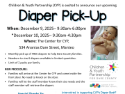 Children and Youth Partnership, Diaper Pick-Up (Manteo)