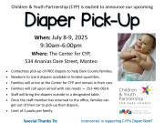Children and Youth Partnership, Diaper Pick-Up (Manteo)