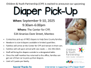 Children and Youth Partnership, Diaper Pick-Up (Manteo)