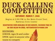 Hatteras Village, 5th Annual Duck Calling Competition