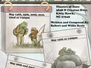 Theatre of Dare, A Year with Frog and Toad