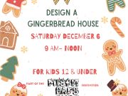 Misfit Bars of Christmas Crawl, Design a Gingerbread House at Noosa Scoops