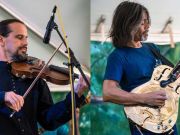 Ocracoke Alive, Lou Castro and Fiddler Dave