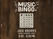 Jack Brown's Beer & Burger Joint, Music Bingo