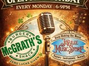McGrath's Burger Shack, Open Mic Night