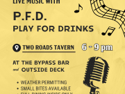 Two Roads Tavern, P.F.D. (Play For Drinks)