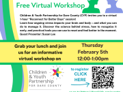Children and Youth Partnership, Reconnect for Better Days Virtual Workshop