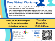 Children and Youth Partnership, Reconnect for Better Days Virtual Workshop