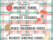 Misfit Bars of Christmas Crawl, Christmas Crafts Mornings at Noosa Scoops