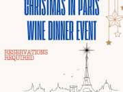 Misfit Bars of Christmas Crawl, Christmas in Paris Wine Dinner at Salt Box Cafe