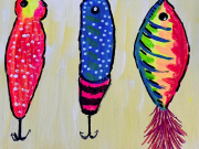 Dare Arts, Kids Art Party - Fishing Lures