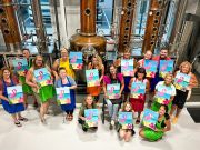 Buffalo City Distillery, "Froggy Fun" SIp and Paint