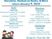 Dare County Library, Manteo Storytime (Ages 2-3)