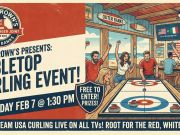 Jack Brown's Beer & Burger Joint, Tabletop Curling Tournament
