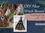 Traveler's Moon, DIY Altar Witch Broom